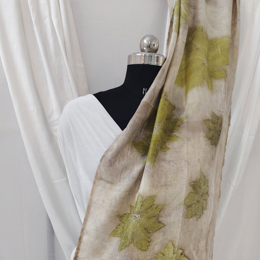 Pure Silk Scarf Created With Natural Resources